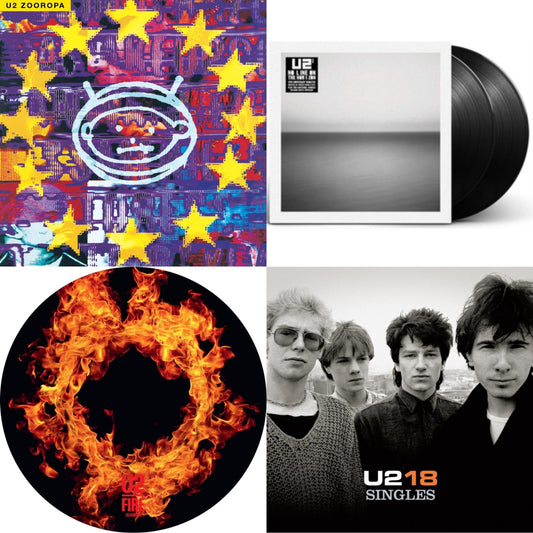 U2 - Fire (40Th Anniversary Edition/Picture Disc) & Zooropa (Transparent Yellow/2LP) & U218 Singles & No Line On The Horizon (2 LP)