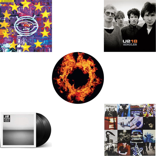 U2 - Fire (40Th Anniversary Edition/Picture Disc) & Zooropa (Transparent Yellow/2LP) & U218 Singles & Achtung Baby (180G/2 LP) & No Line On The Horizon (2 LP)