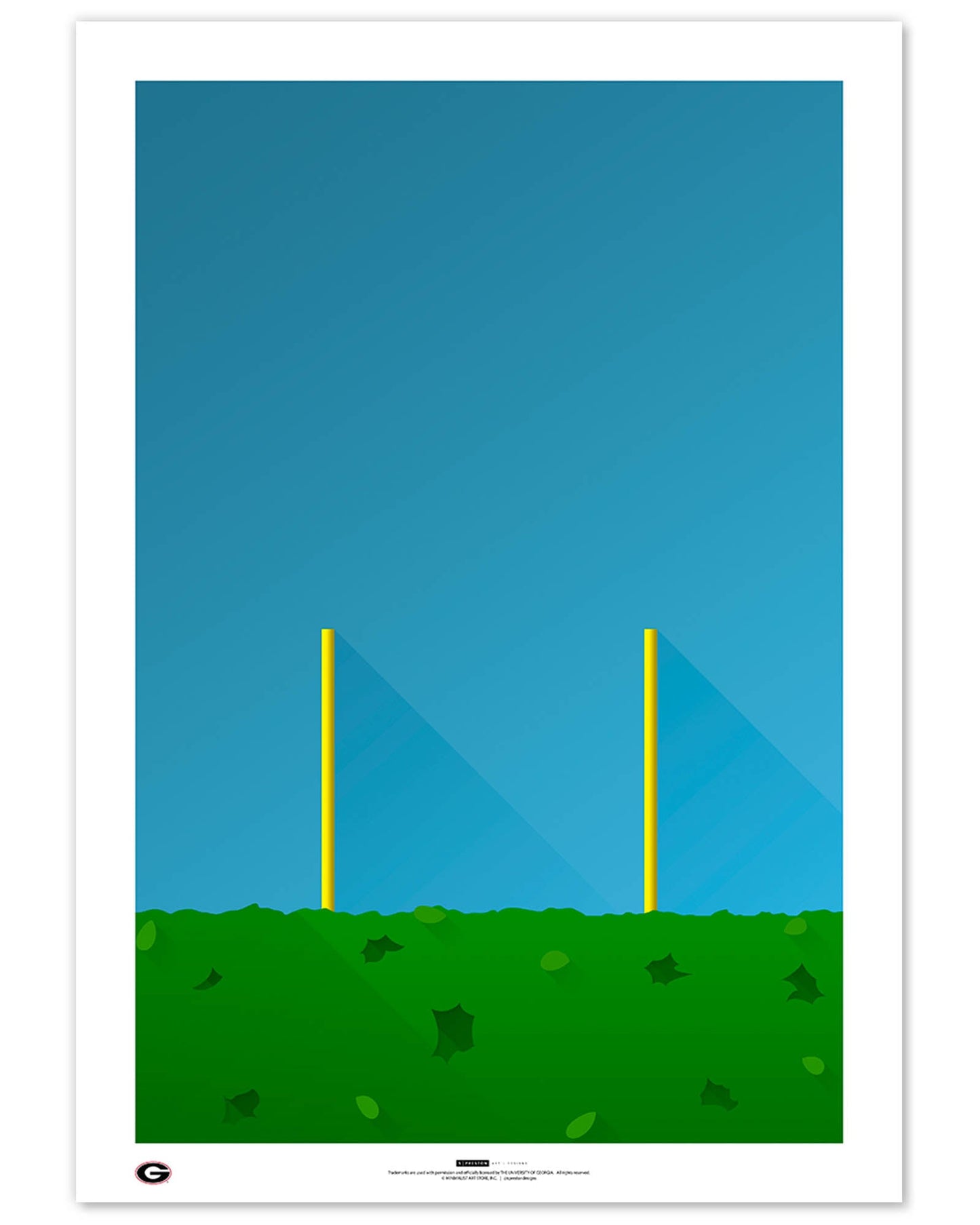 Minimalist Sanford Stadium