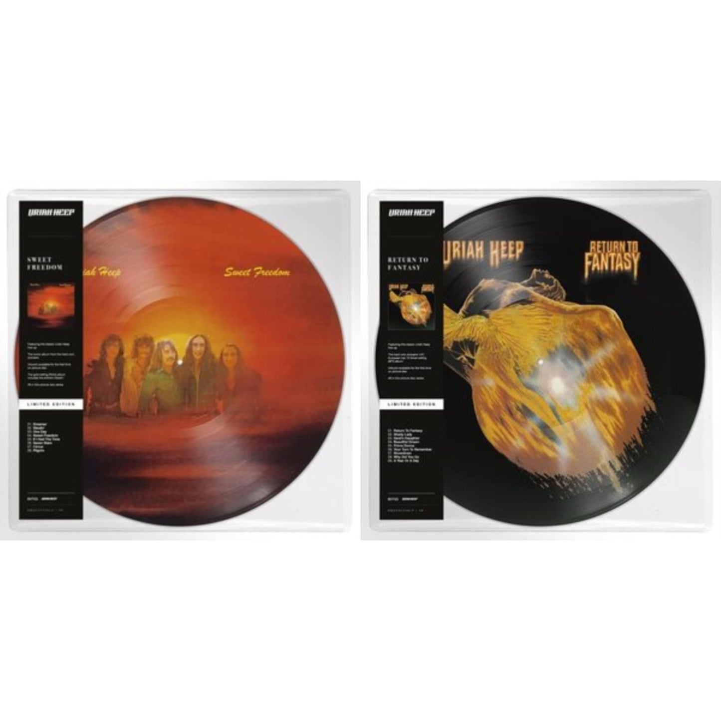 Uriah Heep - Sweet Freedom & Return To Fantasy - LP Vinyl Bundle