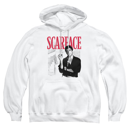 Scarface Stairway Mens Hoodie White Officially Licensed