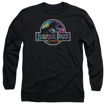 Jurassic Park Prehistoric Groove Mens Long Sleeve Shirt Black Officially Licensed