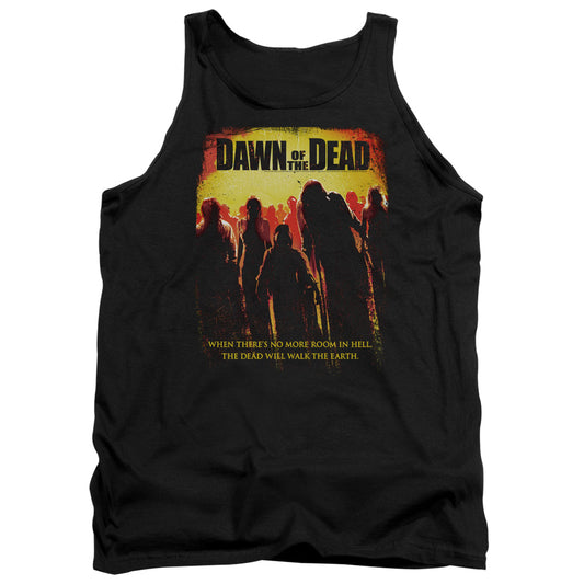 Dawn Of The Dead Title Mens Tank Top Shirt Black Black