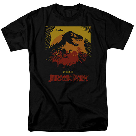 Jurassic Park Welcome To Jp Mens T Shirt Black