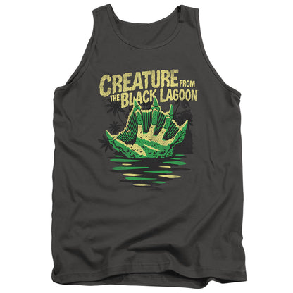 Universal Monsters Creature Breacher Mens Tank Top Shirt Charcoal