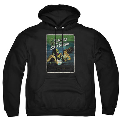 Universal Monsters Creature One Sheet Mens Hoodie Black Officially Licensed