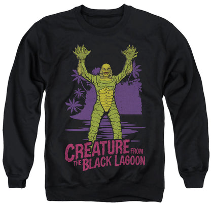 Universal Monsters From Forbidden Depths Mens Crewneck Sweatshirt Black Officially Licensed