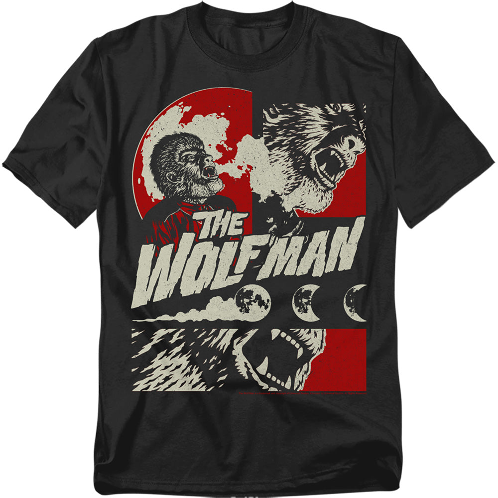 Universal Monsters When The Wolfbane Blooms Mens T Shirt Black Officially Licensed