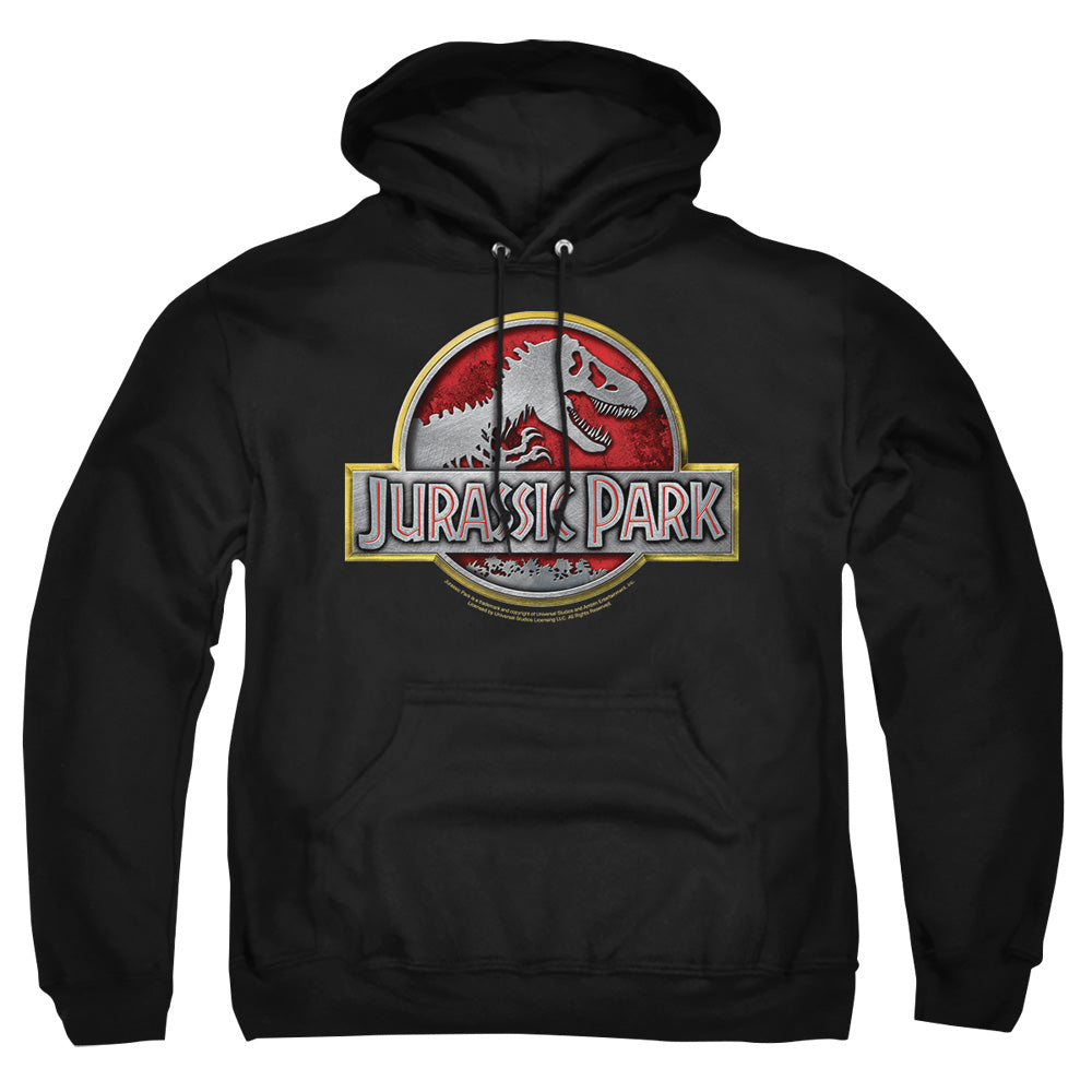 Jurassic Park Logo Mens Hoodie Black