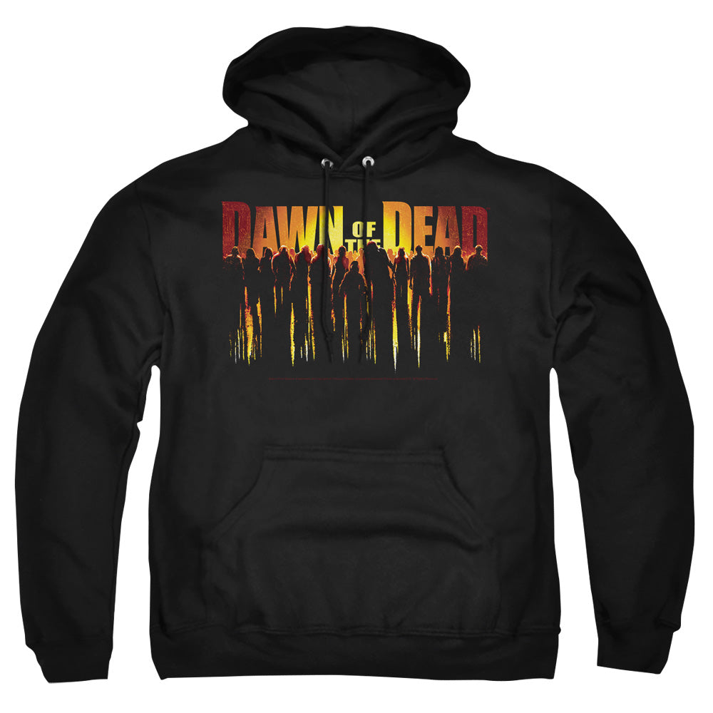 Dawn Of The Dead Walking Dead Mens Hoodie Black Officially Licensed