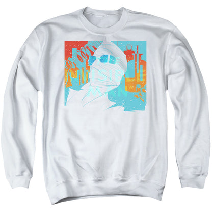 Universal Monsters Wrapped Up Mens Crewneck Sweatshirt White Officially Licensed