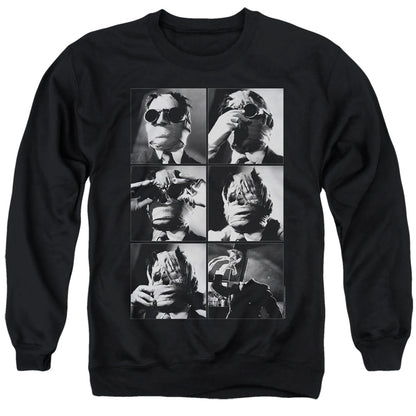 Universal Monsters I'Ll Show You Mens Crewneck Sweatshirt Black Officially Licensed