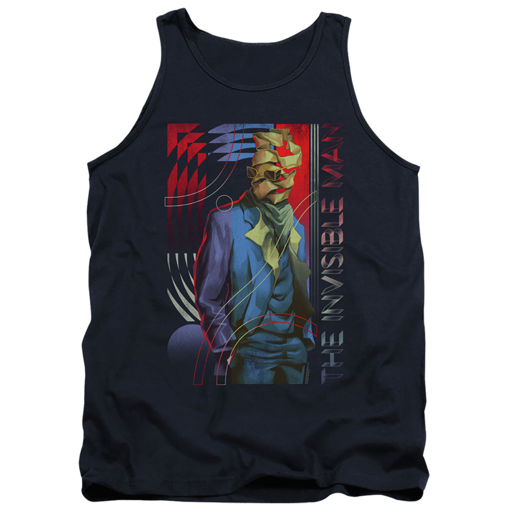 Universal Monsters Unravelling Mens Tank Top Shirt Navy