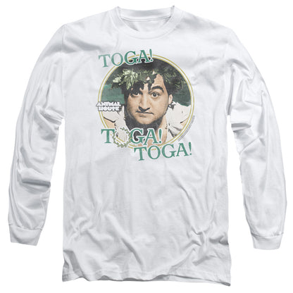 Animal House Toga Mens Long Sleeve Shirt White Officially Licensed