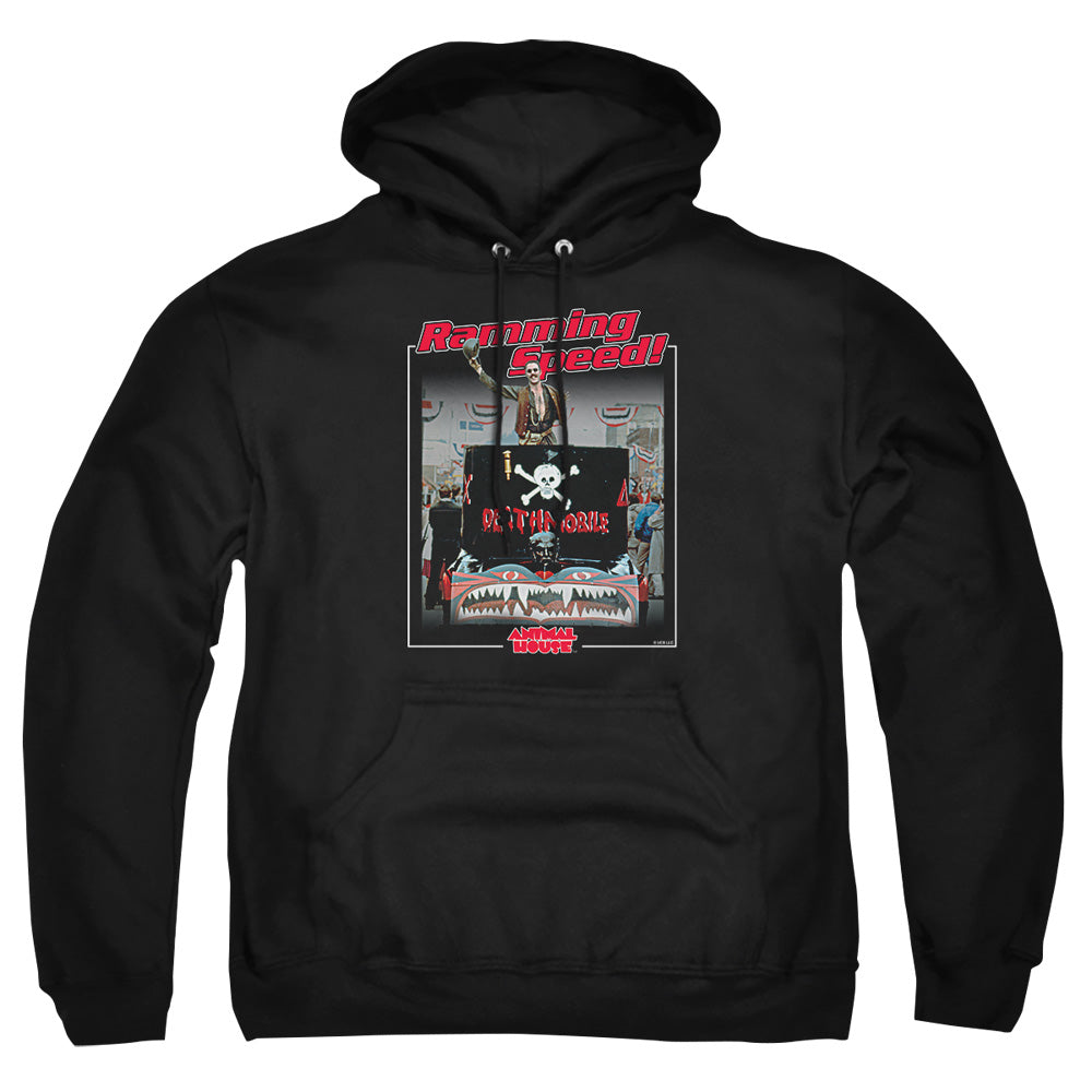 Animal House Ramming Speed Mens Hoodie Black Officially Licensed