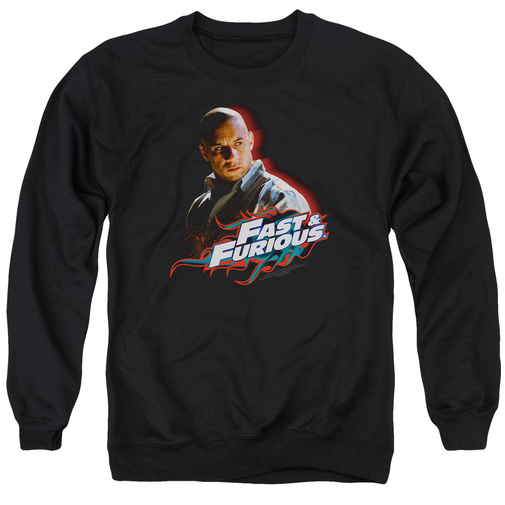 Fast And The Furious Toretto Mens Crewneck Sweatshirt Black Officially Licensed