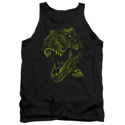 Jurassic Park Rex Mount Mens Tank Top Shirt Black