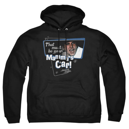 American Grafitti Mammas Car Mens Hoodie Black Officially Licensed