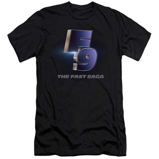 Fast And The Furious 9 F9 Poster Logo Hbo Premium Bella Canvas Slim Fit Mens T Shirt Black