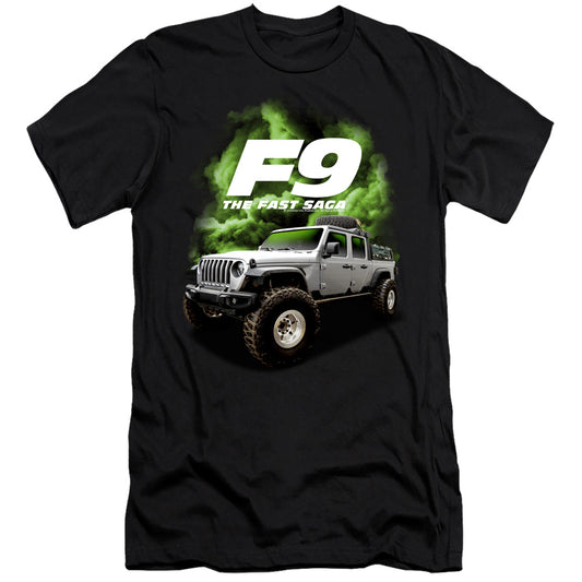 Fast And The Furious 9 Truck Hbo Premium Bella Canvas Slim Fit Mens T Shirt Black