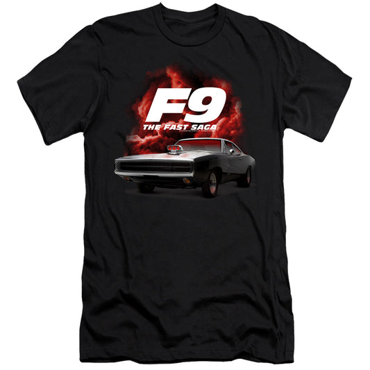 Fast And The Furious 9 Camero Hbo Premium Bella Canvas Slim Fit Mens T Shirt Black