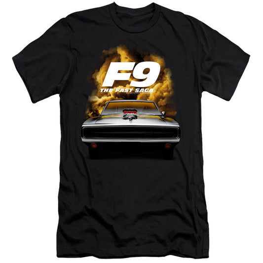 Fast And The Furious 9 Camero Front Hbo Premium Bella Canvas Slim Fit Mens T Shirt Black