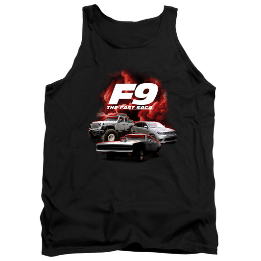 Fast And The Furious 9 Car Group Mens Tank Top Shirt Black