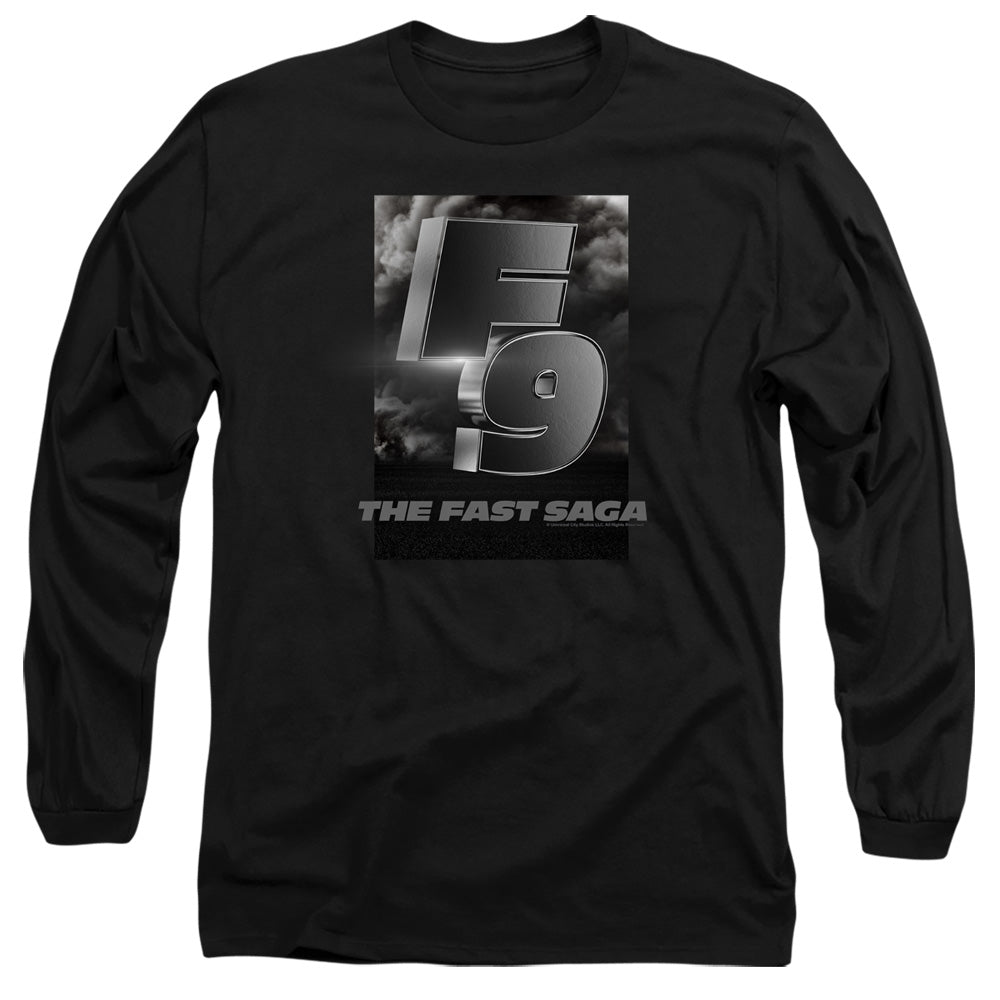 Fast And The Furious 9 F9 Oke Logo Mens Long Sleeve Shirt Black Officially Licensed