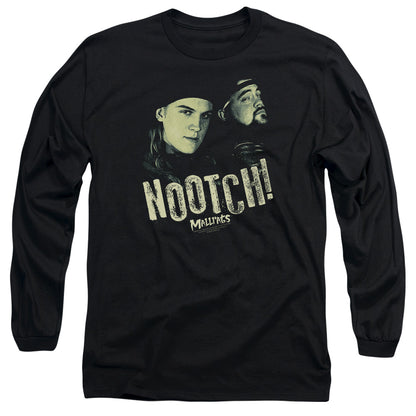 Mallrats Nootch Mens Long Sleeve Shirt Black Officially Licensed