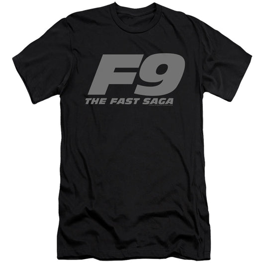 Fast And The Furious 9 F9 Logo Hbo Premium Bella Canvas Slim Fit Mens T Shirt Black