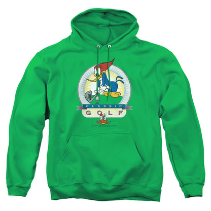 Woody Woodpecker Classic Golf Mens Hoodie Kelly Green Officially Licensed