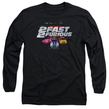 Load image into Gallery viewer, 2 Fast 2 Furious Logo Mens Long Sleeve Shirt Black