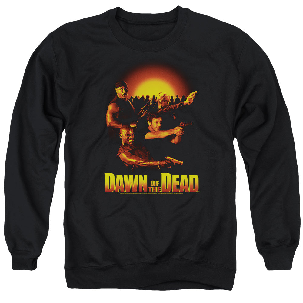 Dawn Of The Dead Dawn Collage Mens Crewneck Sweatshirt Black