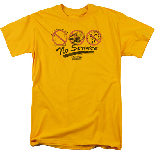 Fast Times Ridgemont High No Service Mens T Shirt Gold
