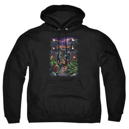 Jurassic Park Welcome To The Park Mens Hoodie Black