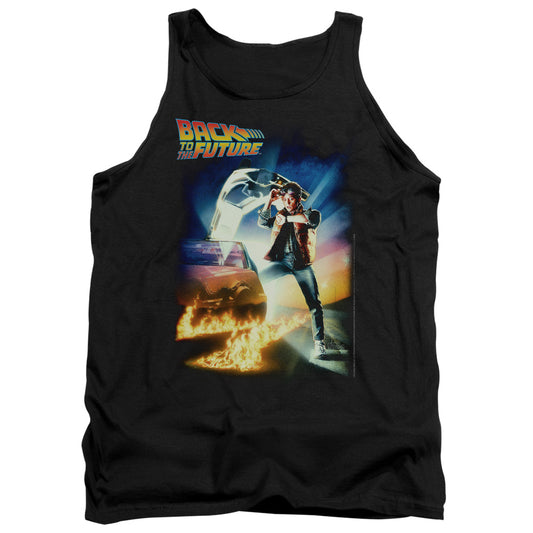 Back To The Future Poster Mens Tank Top Shirt Black Black