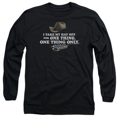 Smokey And The Bandit Hat Mens Long Sleeve Shirt Black Officially Licensed Officially Licensed