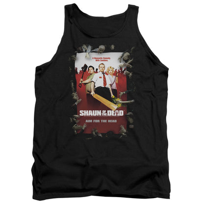 Shaun Of The Dead Poster Mens Tank Top Shirt Black