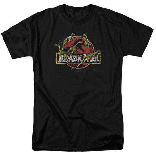 Jurassic Park Something Has Survived Mens T Shirt Black