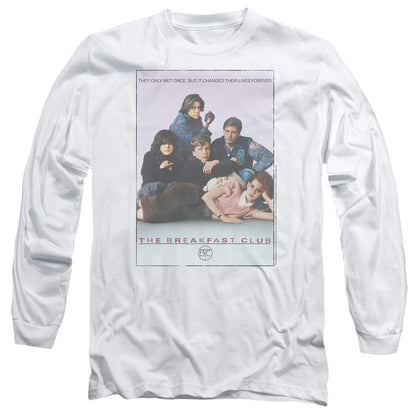 Breakfast Club Bc Poster Mens Long Sleeve Shirt White Officially Licensed Officially Licensed