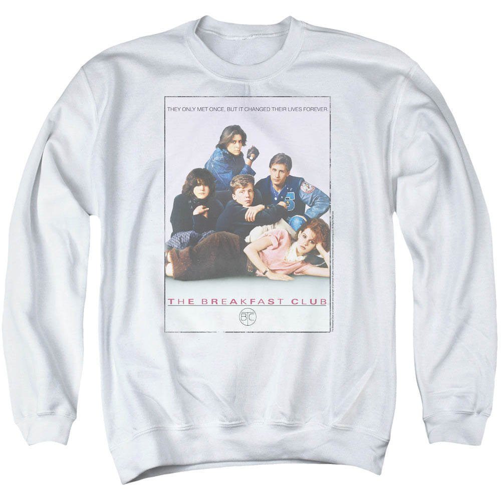 Breakfast Club Bc Poster Mens Crewneck Sweatshirt White