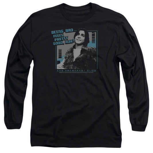 Breakfast Club Bad Mens Long Sleeve Shirt Black Black