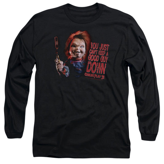 Childs Play 3 Good Guy Mens Long Sleeve Shirt Black Black