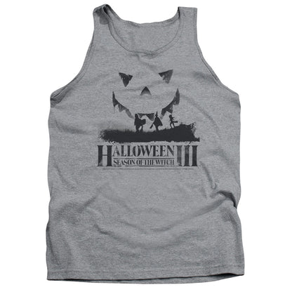 Halloween Iii Silhouette Mens Tank Top Shirt Athletic Heather