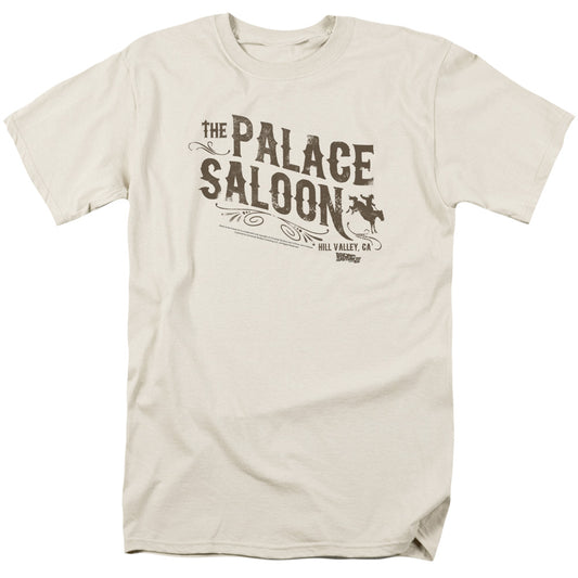 Back To The Future Iii Palace Saloon Mens T Shirt Cream
