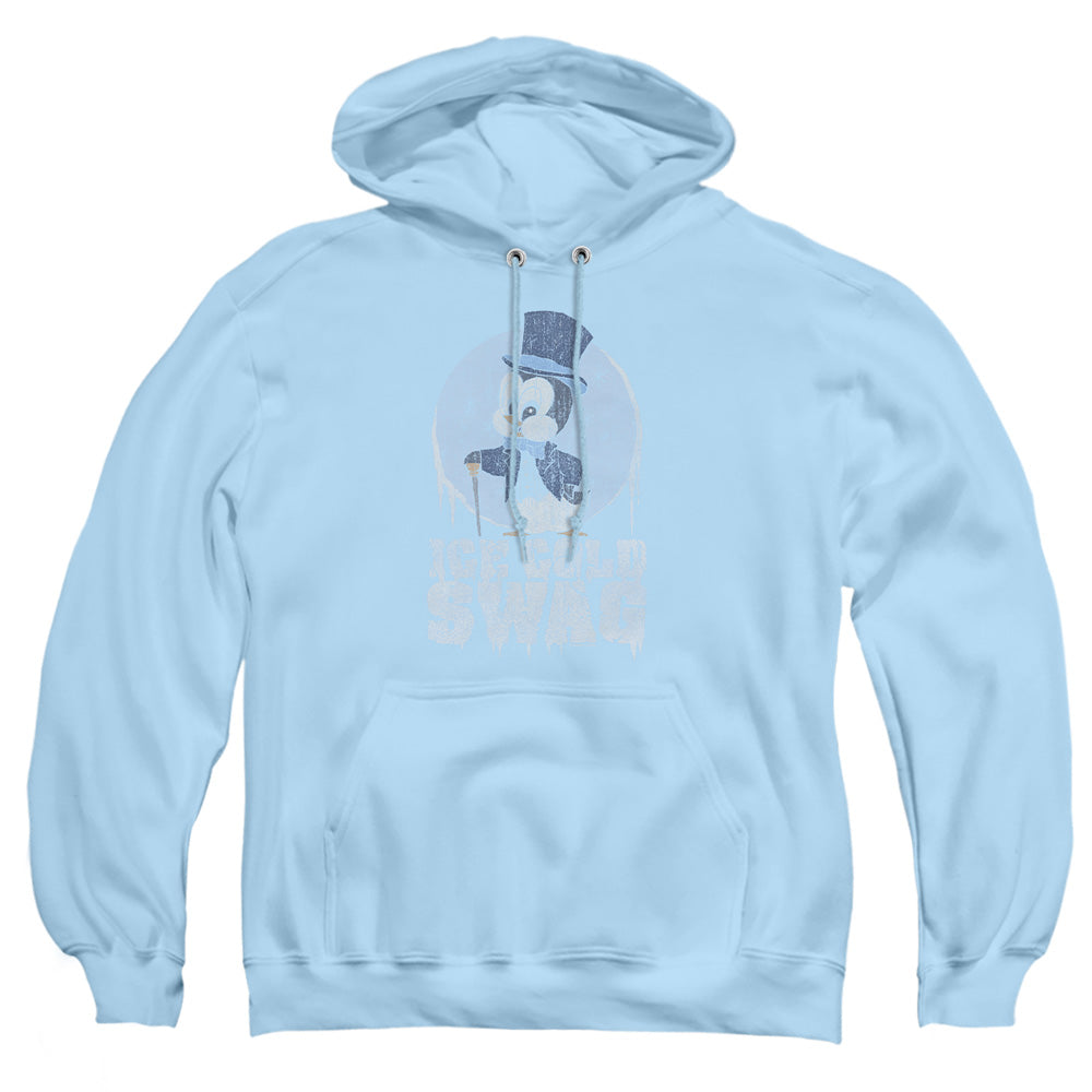 Chilly Willy Ice Cold Mens Hoodie Light Blue Officially Licensed