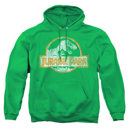 Jurassic Park Jp Orange Mens Hoodie Kelly Green