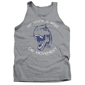 Jurassic Park My Vision Mens Tank Top Shirt Athletic Heather