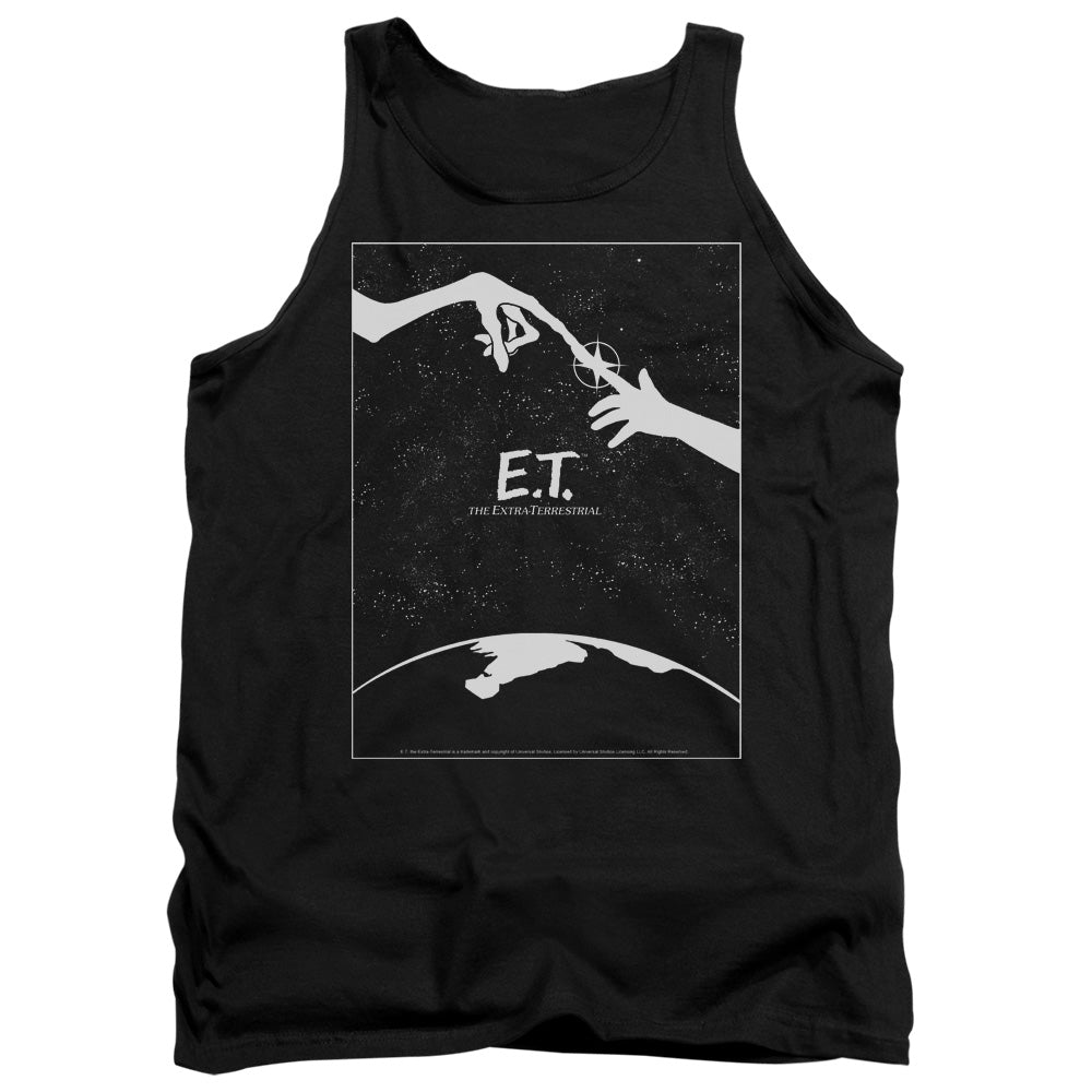 Et Simple Poster Mens Tank Top Shirt Black Black