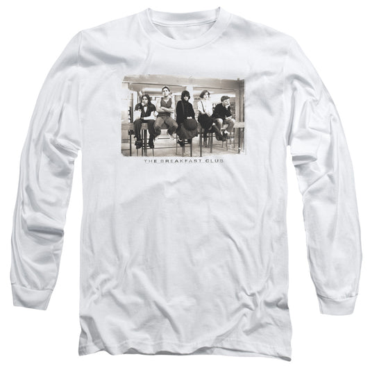 Breakfast Club Mugs Mens Long Sleeve Shirt White White